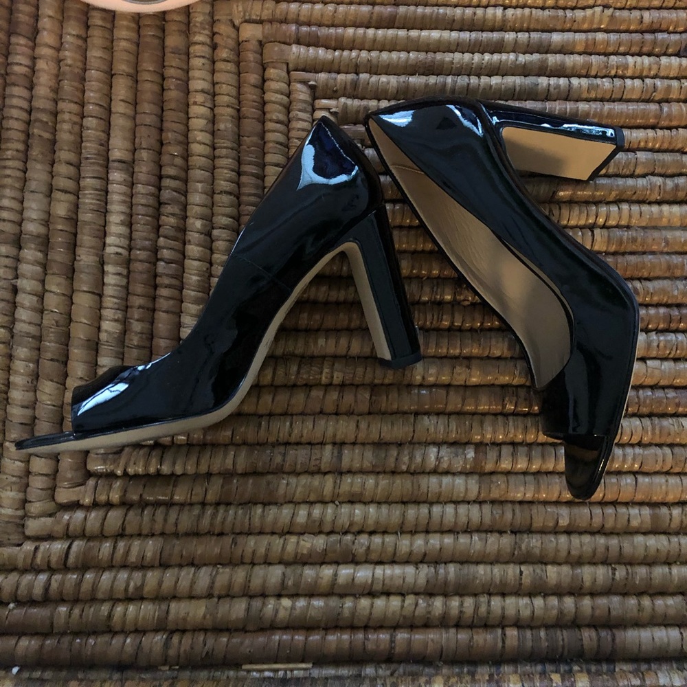 DKNY peep toe heels